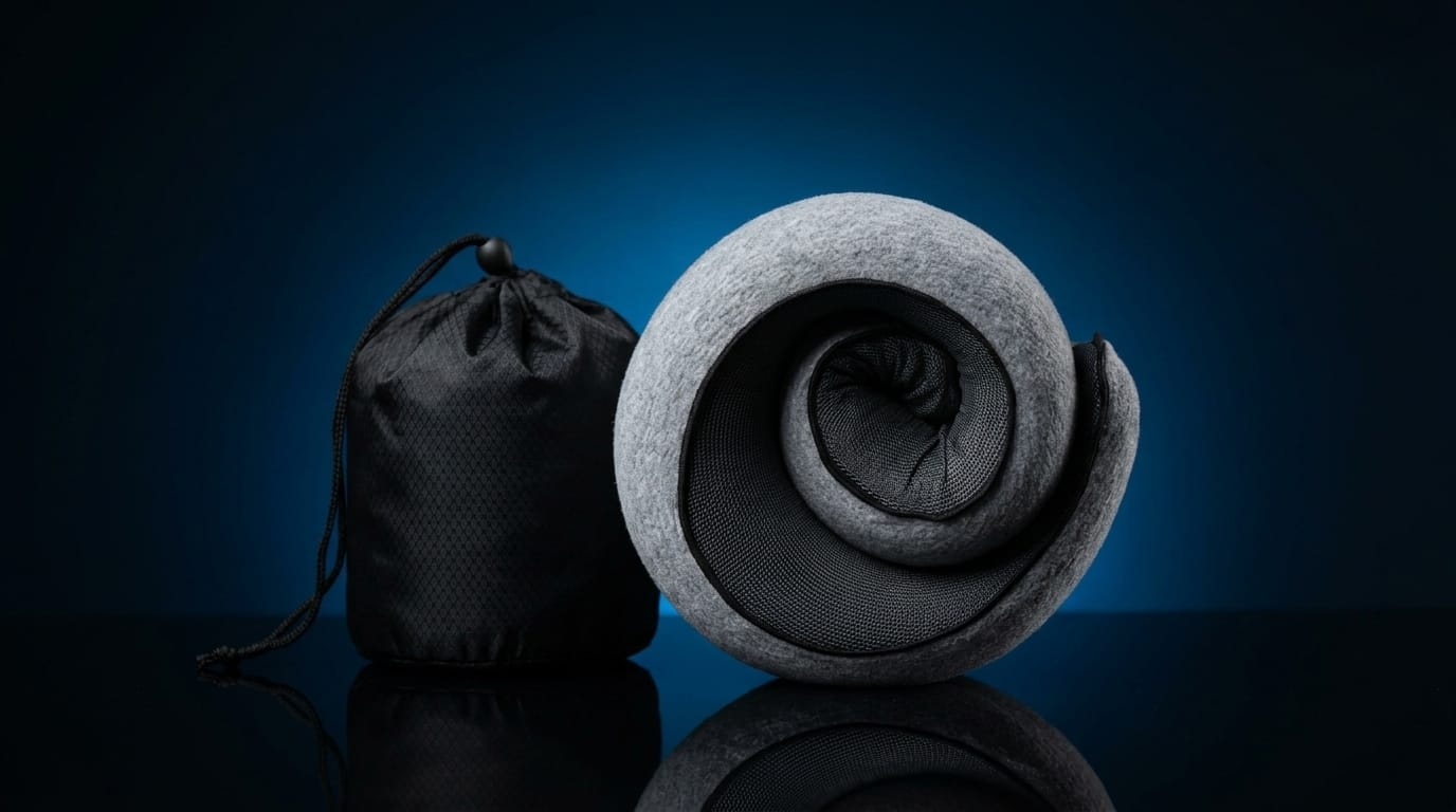 Slumber ComfortWrap Memory Foam Travel Pillow