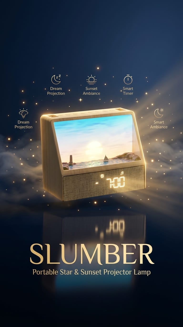 Slumber Portable Star & Sunset Projector Lamp